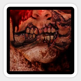 Halloween Zombie Costume Mask Sticker